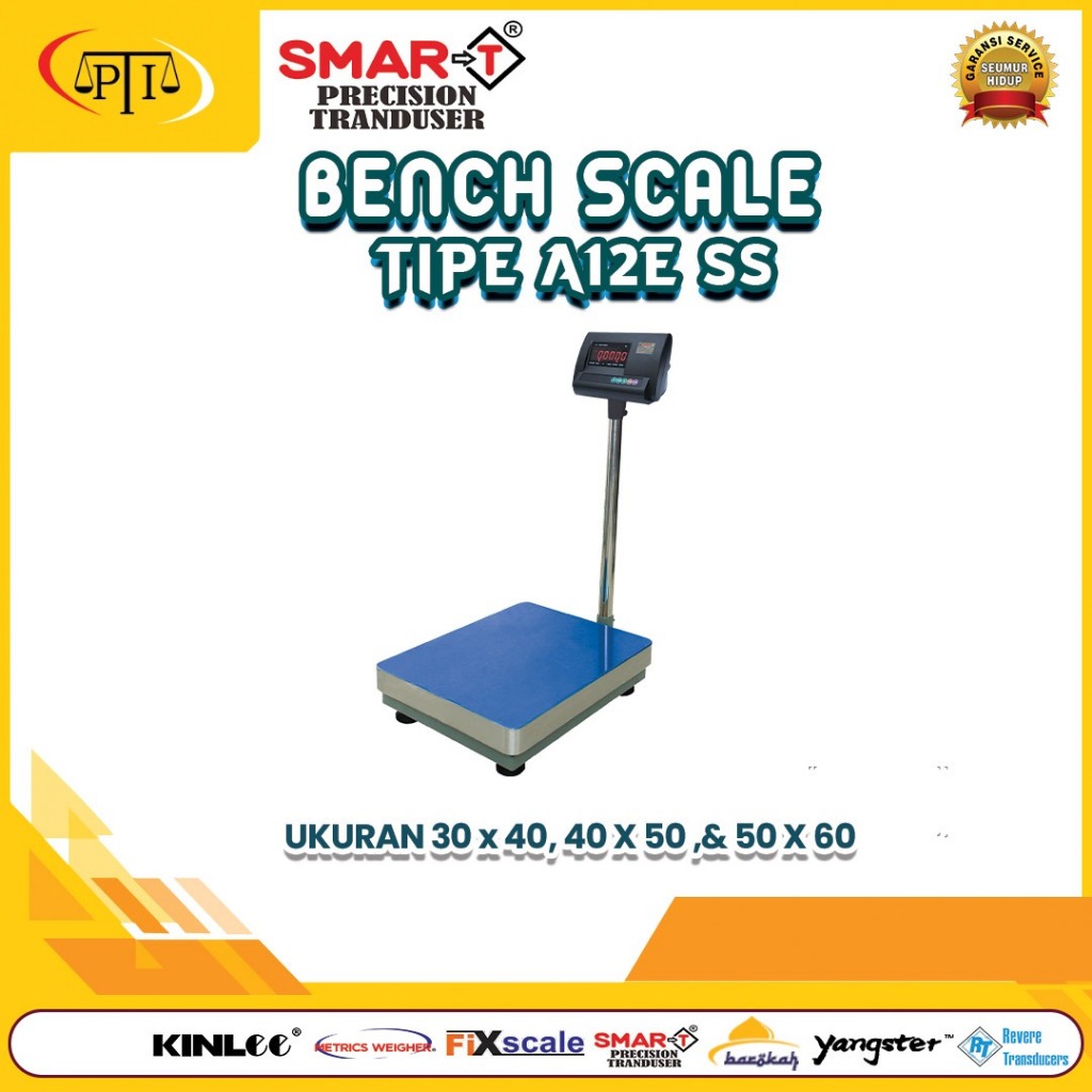 Jual Fixscale Bench Scale Waterproof - BS A12E SS - Size 30 x 40 ...