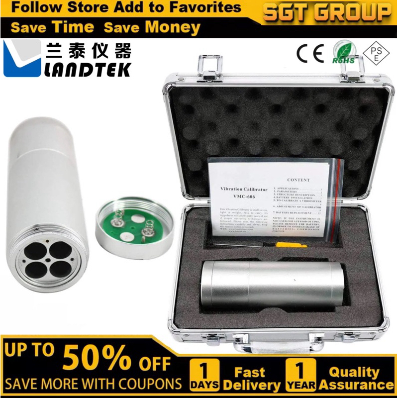 Vibration Calibrator Sensors Meter Tester Calibration, Handheld
