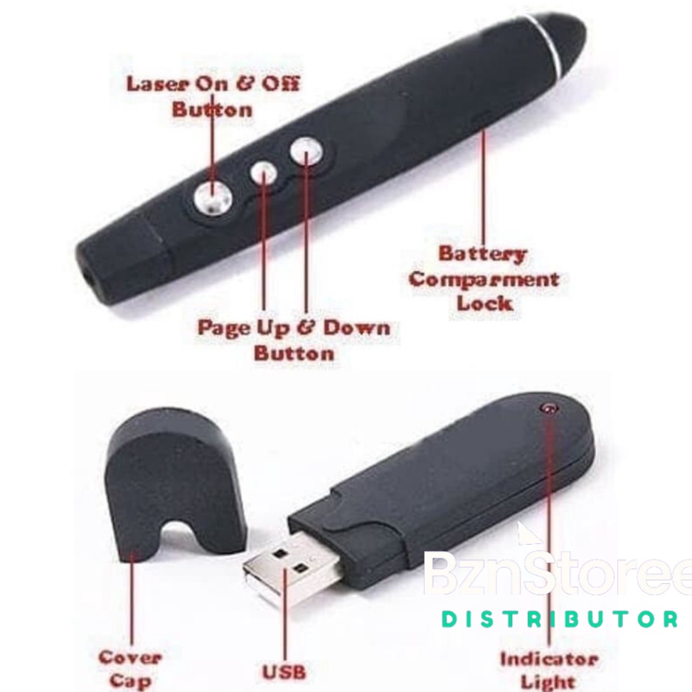 Jual Bagus Dipakai Presenter Laser Pointer Wireless PP 1 PP1 Presentasi ...