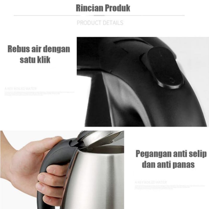 Jual Kettle Listrik Philips Pemanas Air Air Model Hd Elektrik Teko Listrik Tp Shopee