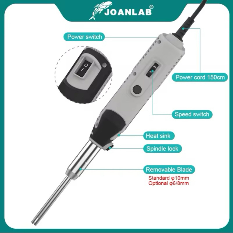 Jual Homogenizer Joanlab MHZ01 Handheld Emulsifier Disperser MHZ-01 ...