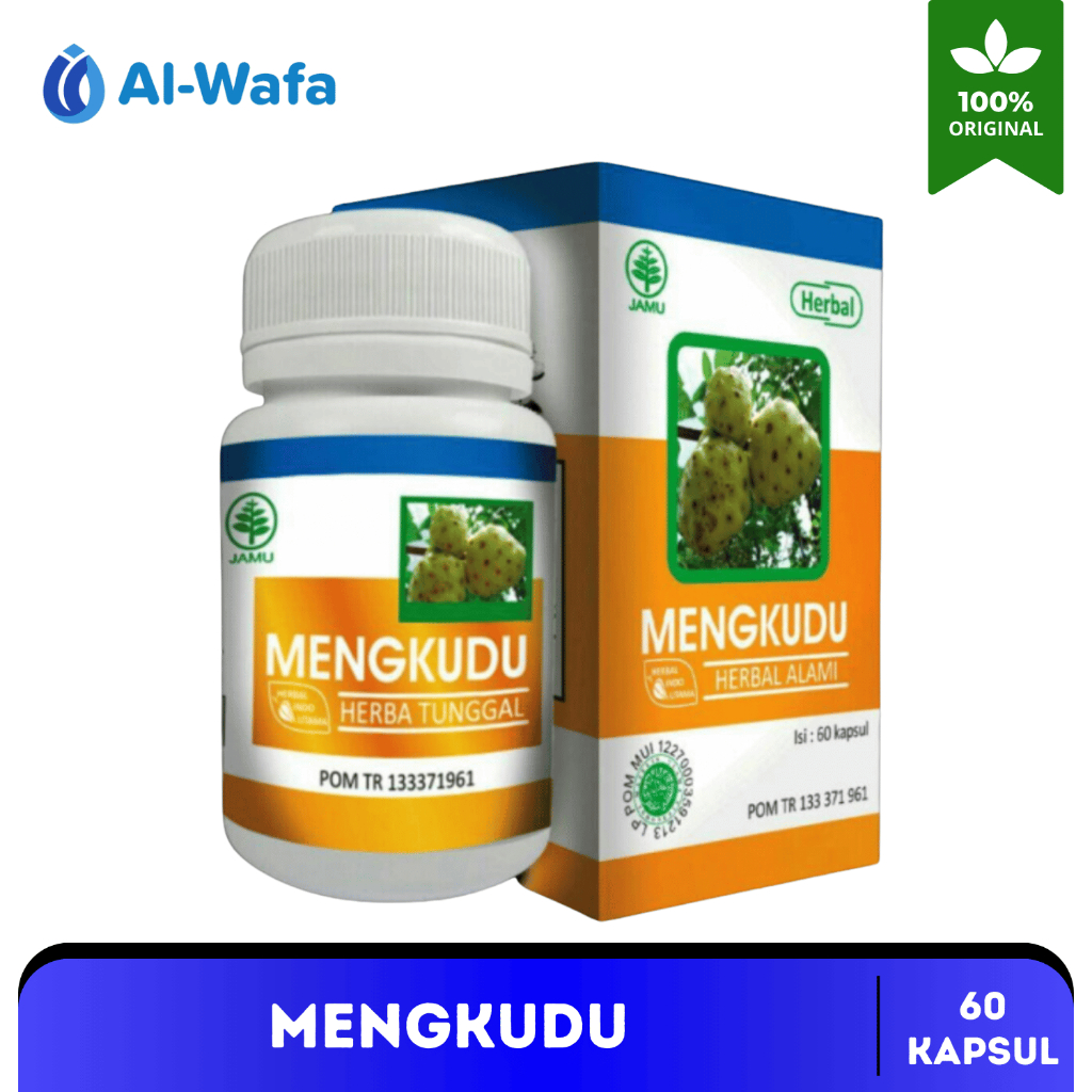 HIU Mengkudu Herbal Darah Tinggi Hipertensi HIU 60 Kapsul