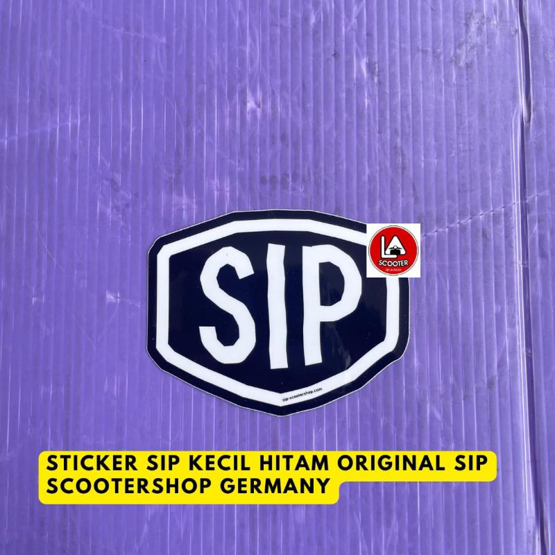 Jual Sticker SIP kecil Hitam Original SIP Scootershop Germany | Shopee ...