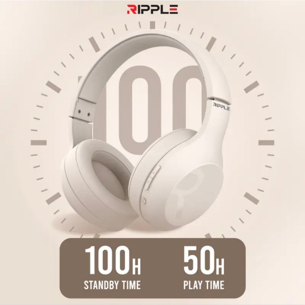 Jual Ripple Rippods Headphone Bluetooth RHB A007 Noise Reduction High ...