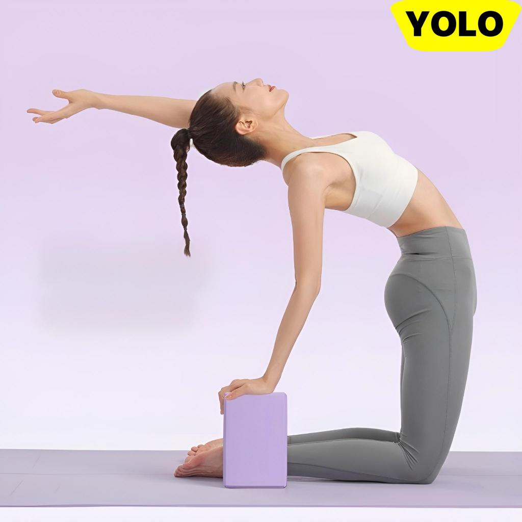 Jual Yoga Block Bricks | Balok Blok Yoga | Pilates Sturdy Foam PVC 23 x ...