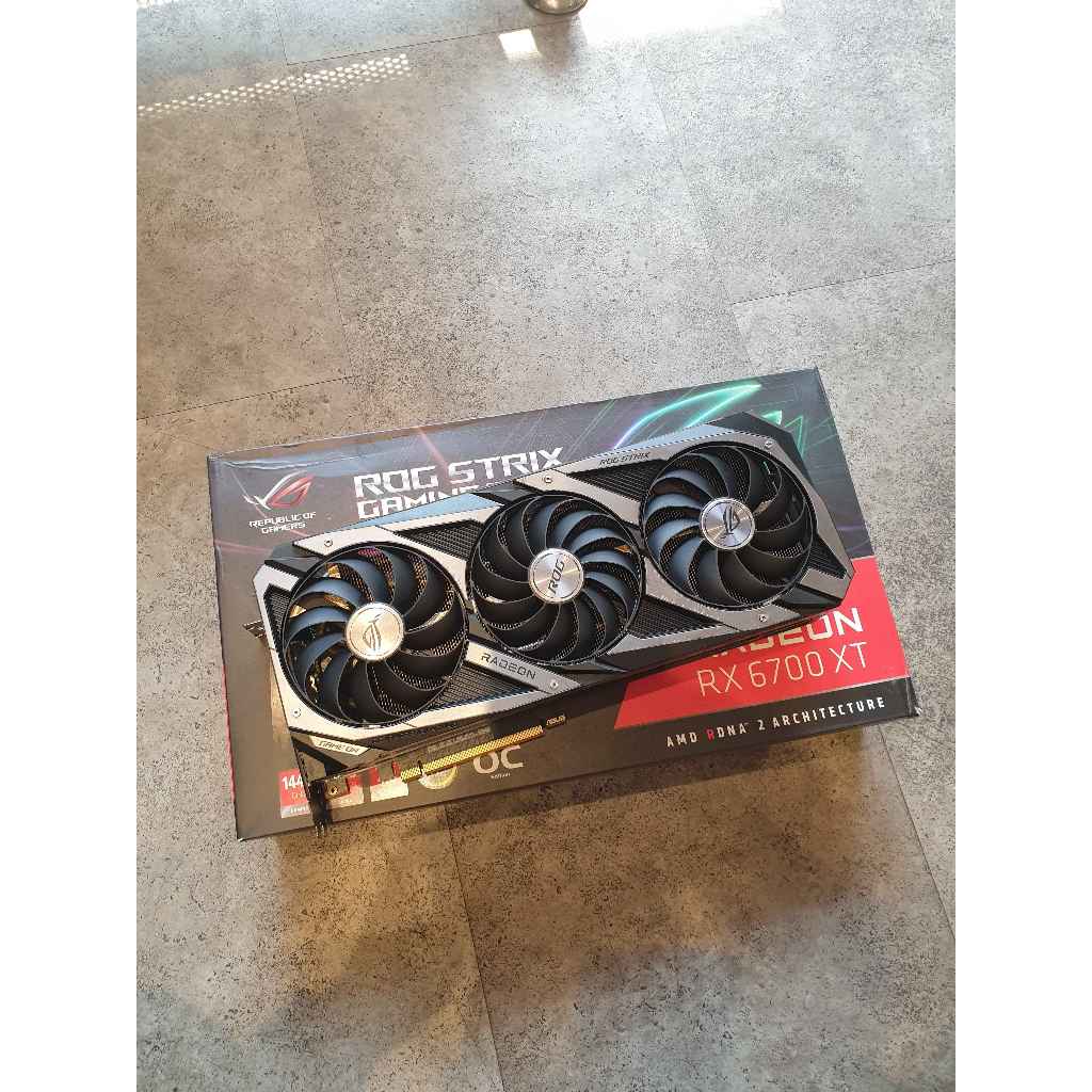 Jual ASUS ROG STRIX RX 6700 XT OC 12GB GDDR6 RADEON VGA / 6700XT ...