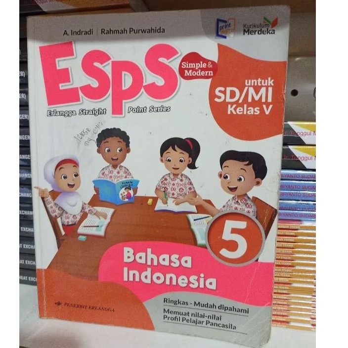 Jual buku esps bahasa Indonesia untuk SD kelas 5 kurikulum merdeka ...