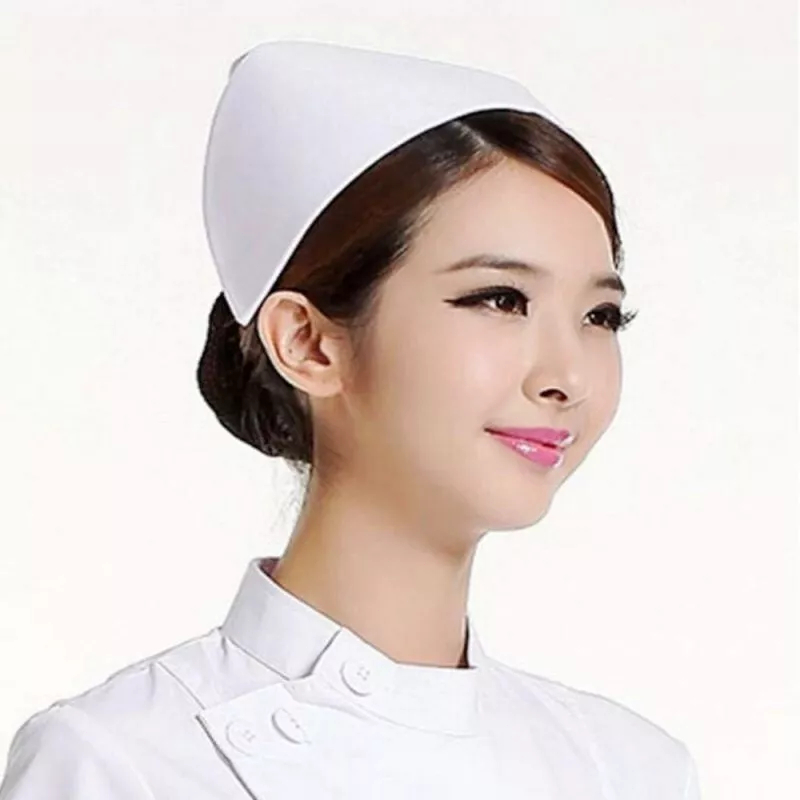 Jual 1Pc Topi Perawat / Nurse Cap / Kep Perawat Hospital Pharmacy ...