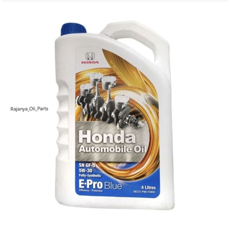Jual Honda E-Pro Blue SAE 5W-30 4L Fully Synthetic | Shopee Indonesia