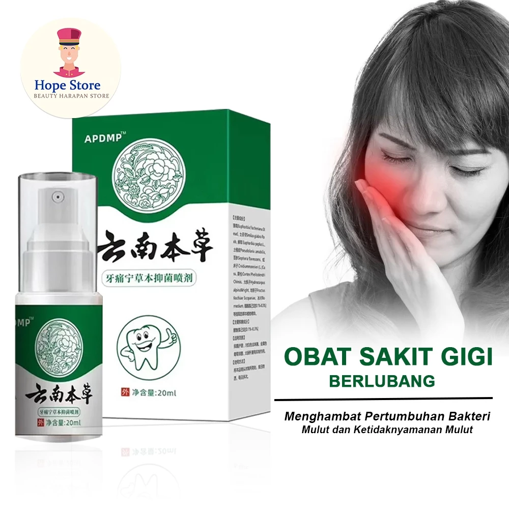 Semprotan Mulut Untuk Sakit Gigi AntiBakteri Herbal Ampuh 20ml | AutoStock