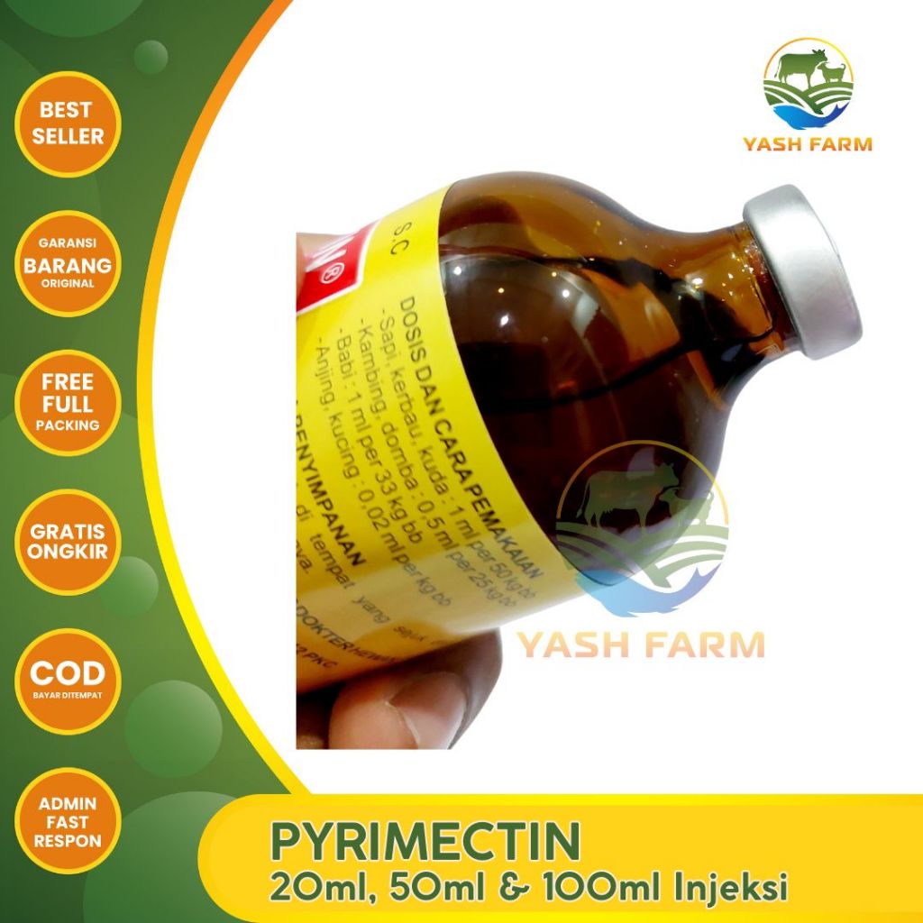 Jual PYRIMECTIN INJEKSI OBAT KURAP ANTI EKTOPARASIT DAN ENDOPARASIT ...