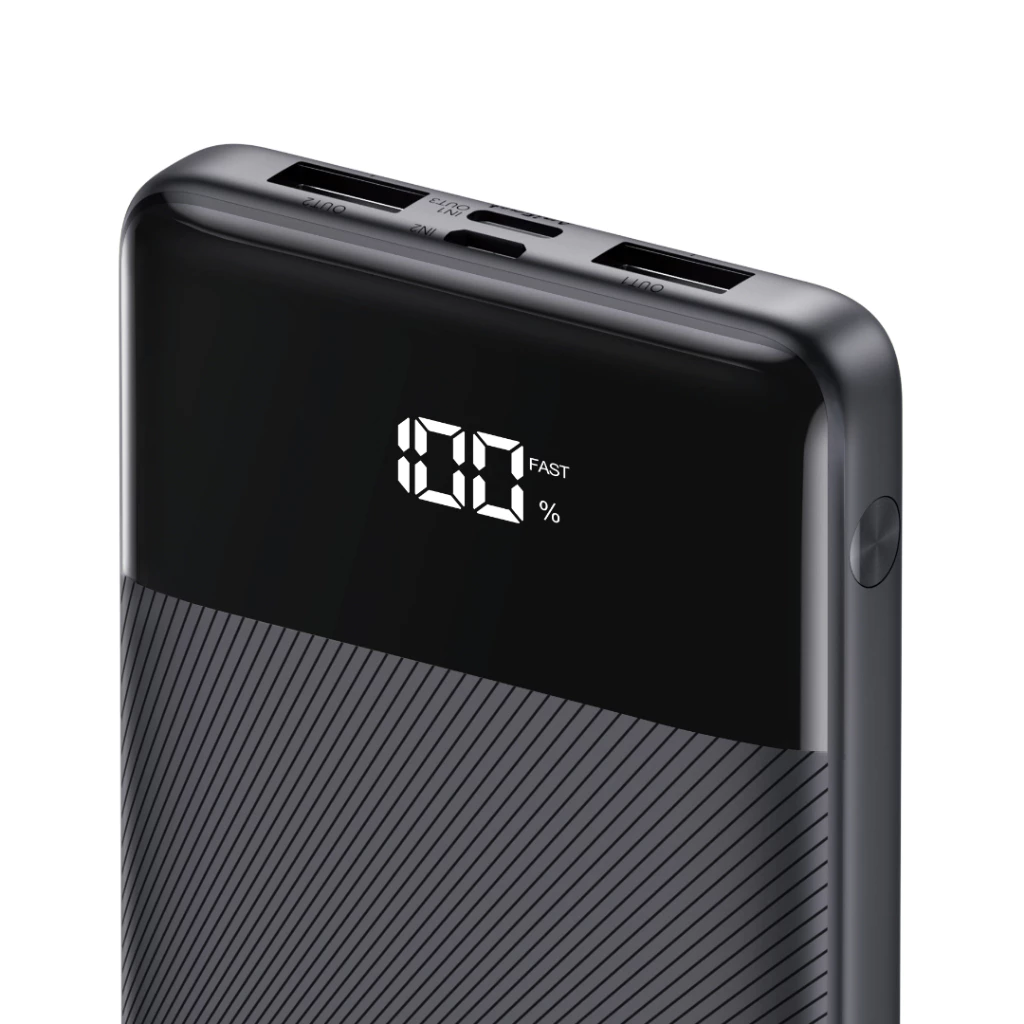 oraimo Powerbank 10000 mAH Kapasitas Nyata Real Capacity Toast 22.5 Byte OPB-7100Q LED DISPLAY Dual Port USB Ganda
