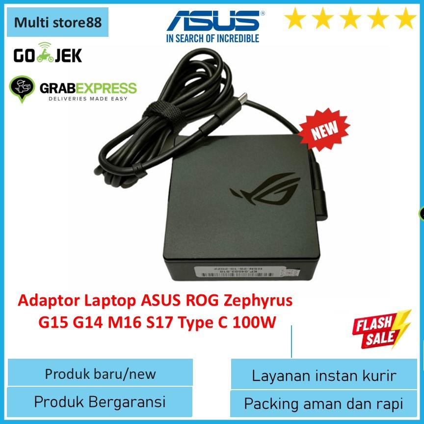 ASUS ROG FLOW X13 GV301QC original USB-C Bloc d'alimentation 100 Watt
