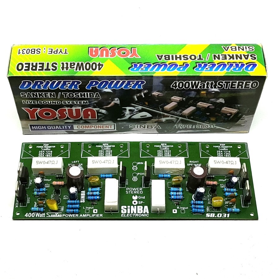 Jual DRIVER POWER 400W 400Watt 400 Watt STEREO SANKEN TOSHIBA | Shopee