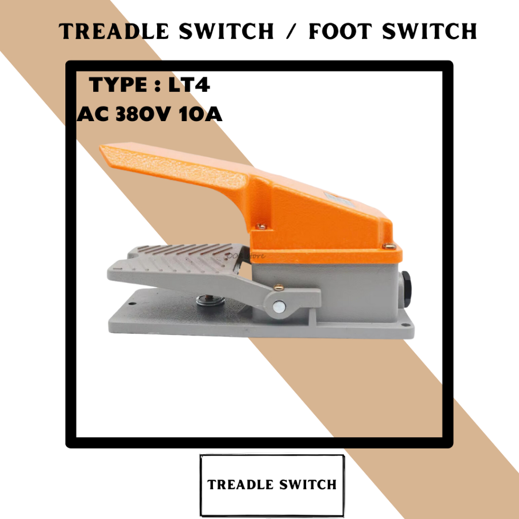 Jual TREADLE SWTICH FOOT SWITCH AC 380V 10A SAKLAR PEDAL | Shopee Indonesia