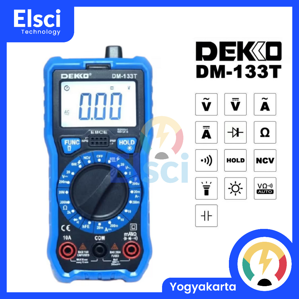 Jual Dekko DM-133T Digital Multimeter | Shopee Indonesia