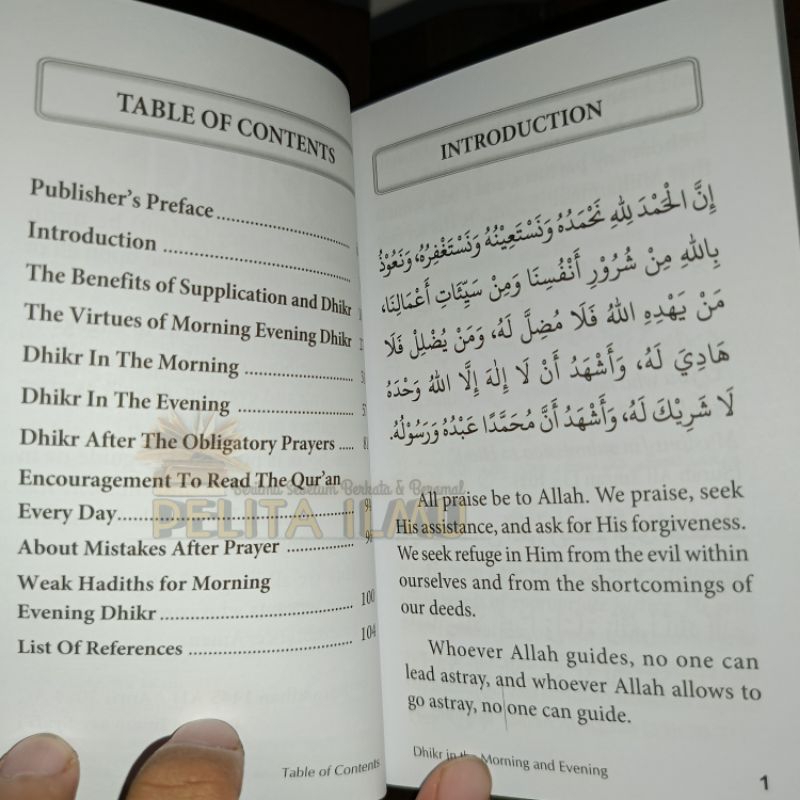Jual Buku Dhikr Remembrance Of Allah In The Morning And Evening And ...