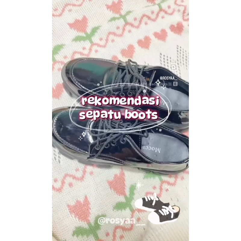 Jual Sepatu docmart hitam wanita (preloved endorse) | Shopee Indonesia
