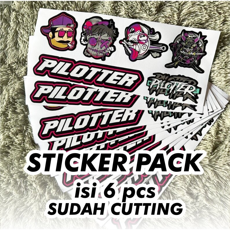 Jual Sticker Racing Distro Logo Brand Aesthetic Print Cut Tinggal ...