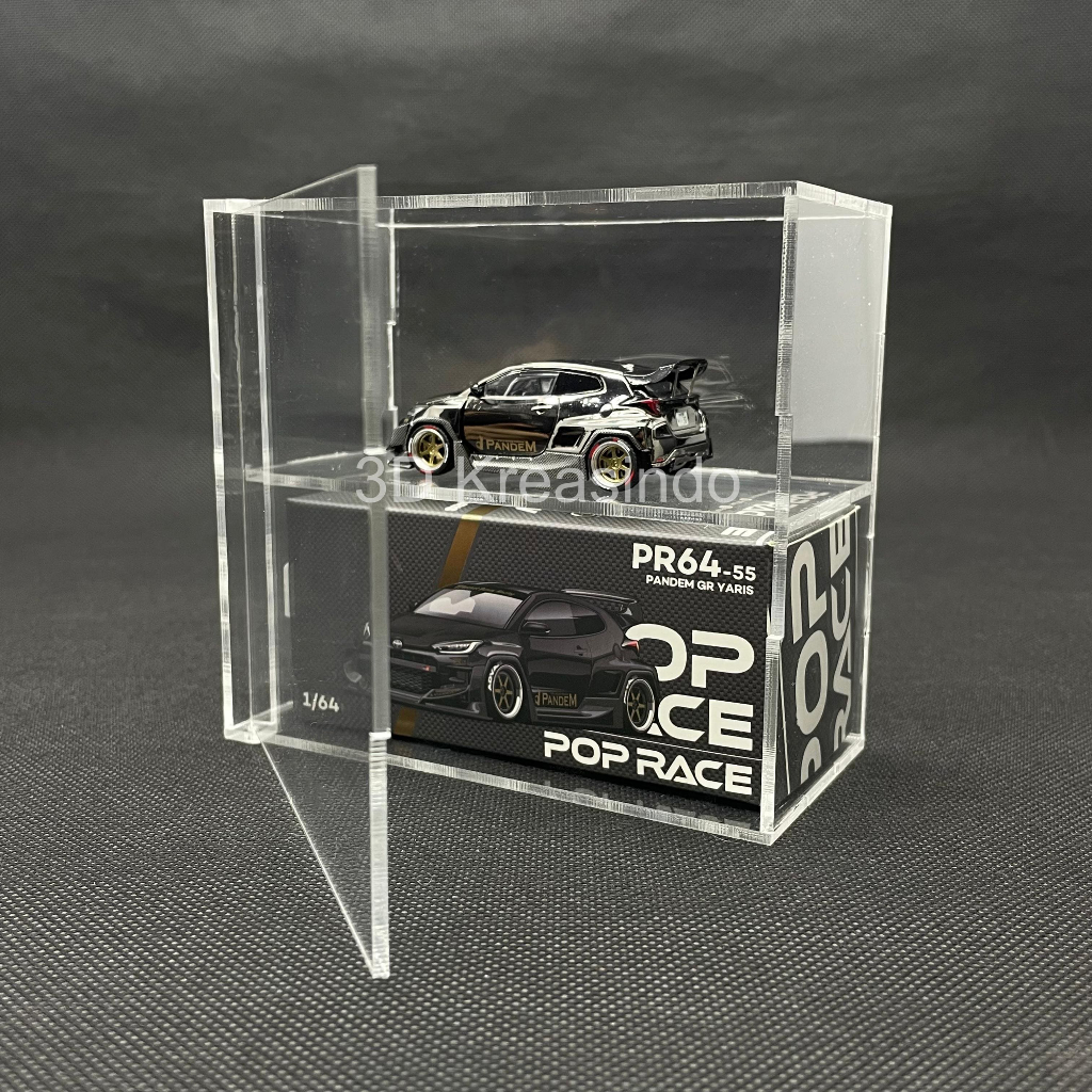 Jual Display Pop Race ACRYLIC CASE V2 Diecast Aksesoris Akrilik 1/64 ...