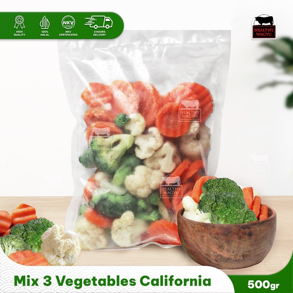 Jual California Mix Vegetables Broccoli Cauliflower Carrots Sayuran ...
