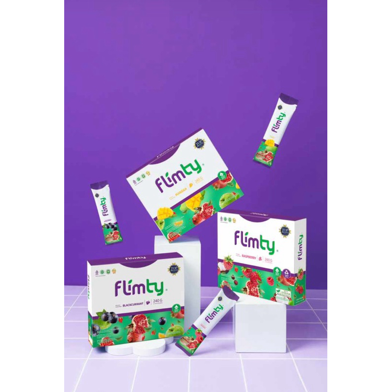 Jual FLIMTY FIBER 1 BOX 16 SACHET READY RASA BLACKCURRANT MANGGA ...