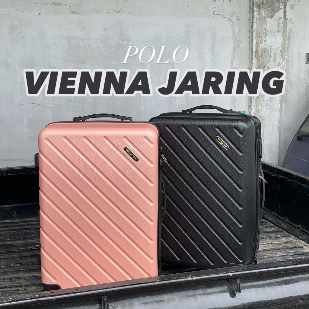 Jual BAGPARK [ Koper Polo 20 Inch 24 Inch ] Koper Fiber ABS Polo Vienna ...