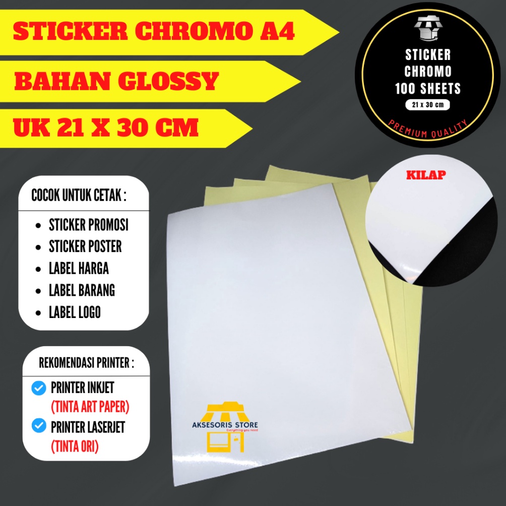 Jual KODE F73S STIKER LABEL A4 ISI 1 LEMBAR KERTAS STICKER A4 | Shopee ...