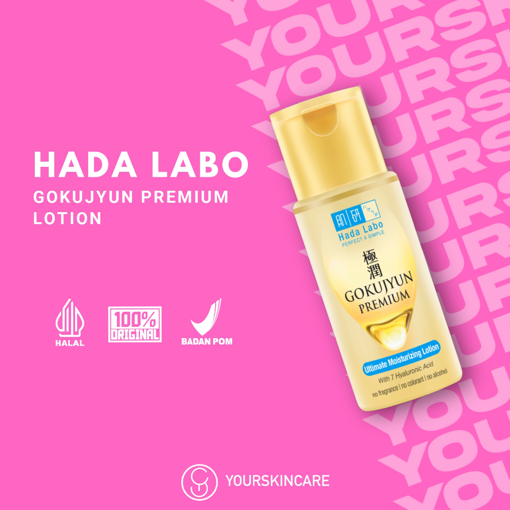 Jual Hada Labo Gokujyun Premium Lotion 100ml [GOLD] | Shopee Indonesia