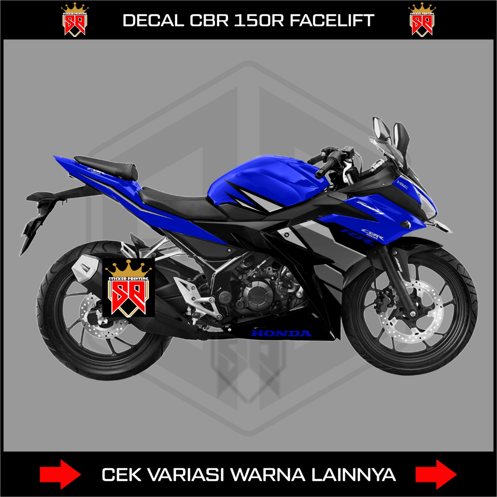 Jual DECAL FULLBODY CBR 150R FACELIFT / STICKER STRIPING HONDA CBR150R ...