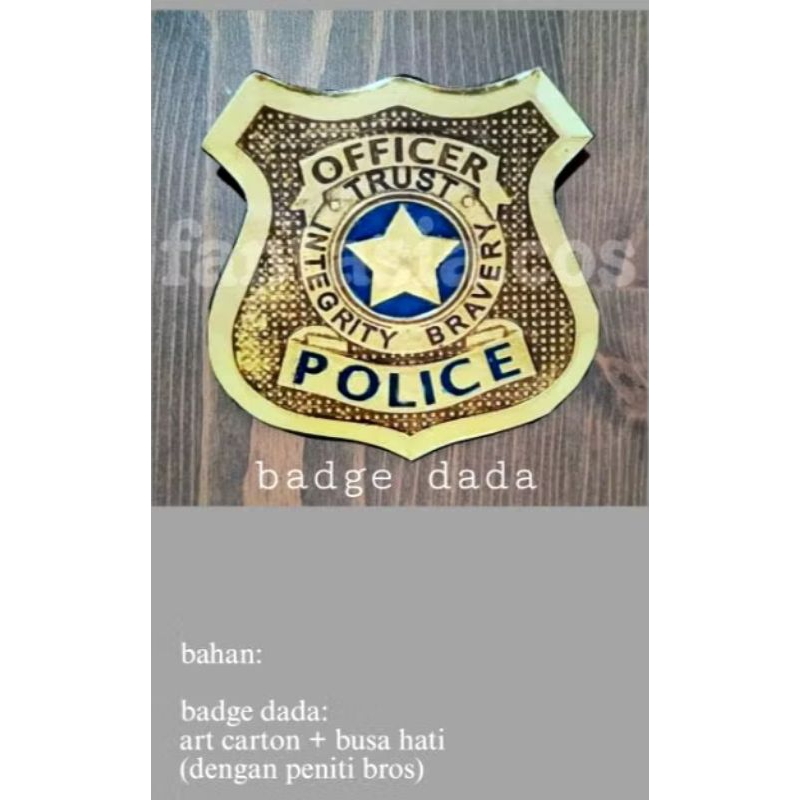 Jual Badge Dada Judy Hopps Cosplay Zootopia | Shopee Indonesia