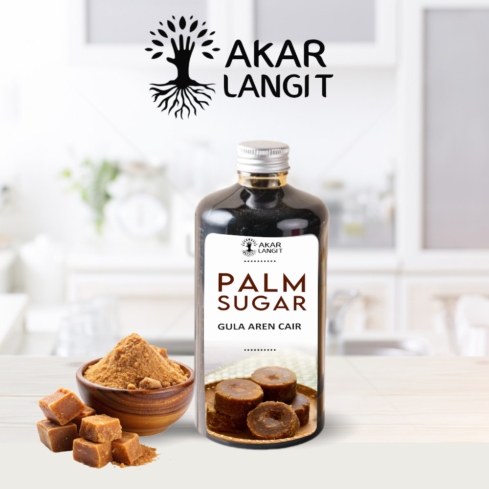 Jual Gula Aren Cair / Liquid Palm Sugar 500ml Akarlangit | Shopee Indonesia