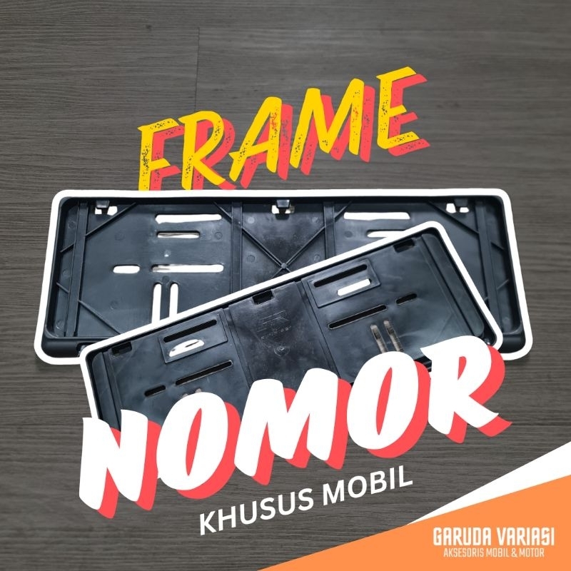 Jual Frame Dudukan Plat Nomor Mobil Panjang New Tatakan Mobil | Shopee ...