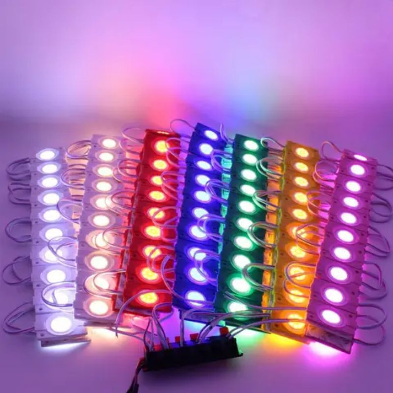 Jual 1 renteng 10pcs lampu LED cob bulat tipis 12-24V | Shopee Indonesia