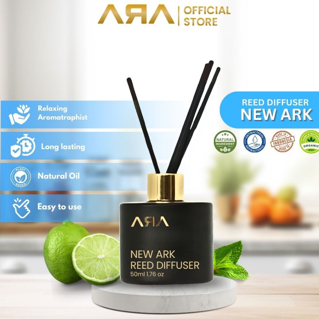 Jual Rumah Wangi ARA Reed Diffuser NEW ARK Pengharum Pewangi Ruangan ...