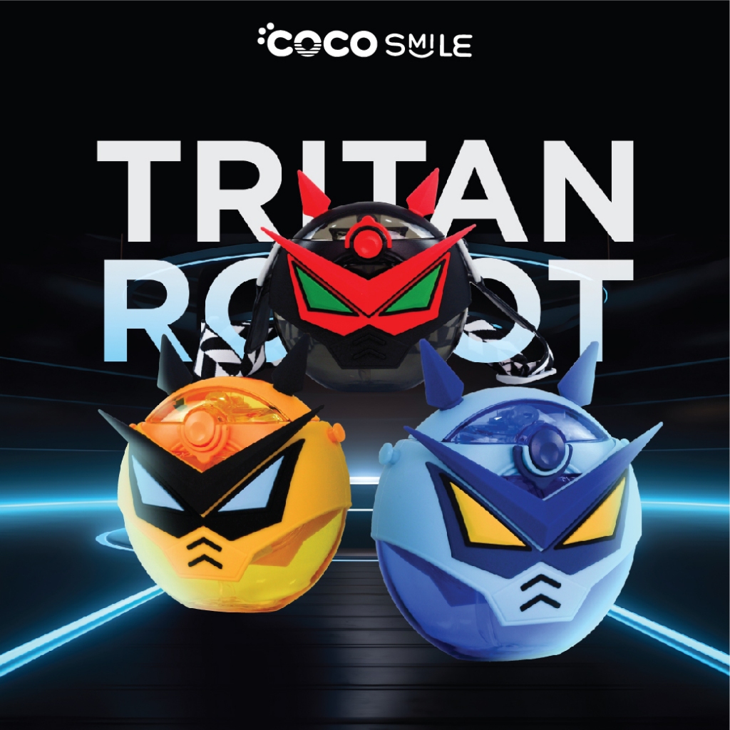 Jual COCOSMILE Tritan Robot 630ml Botol Vacuum Terisolasi Tumbler ...