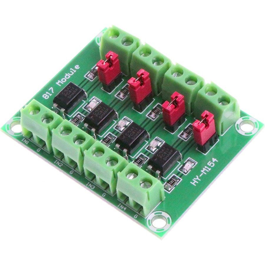 Jual Modul Optocoupler PC817 4 Channel Isolation Board Module | Shopee ...