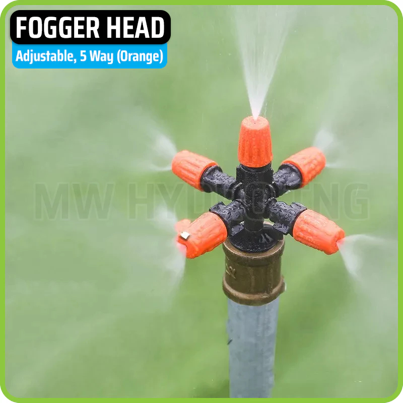 Jual Sprinkler Pertanian Sprayer Kabut 5 Arah Srapyer Taman Kebun Way ...