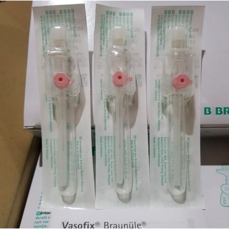 Jual Vasofix B Braun Vasofik BBraun IV Canula Wing Jarum Infus Inpus ...