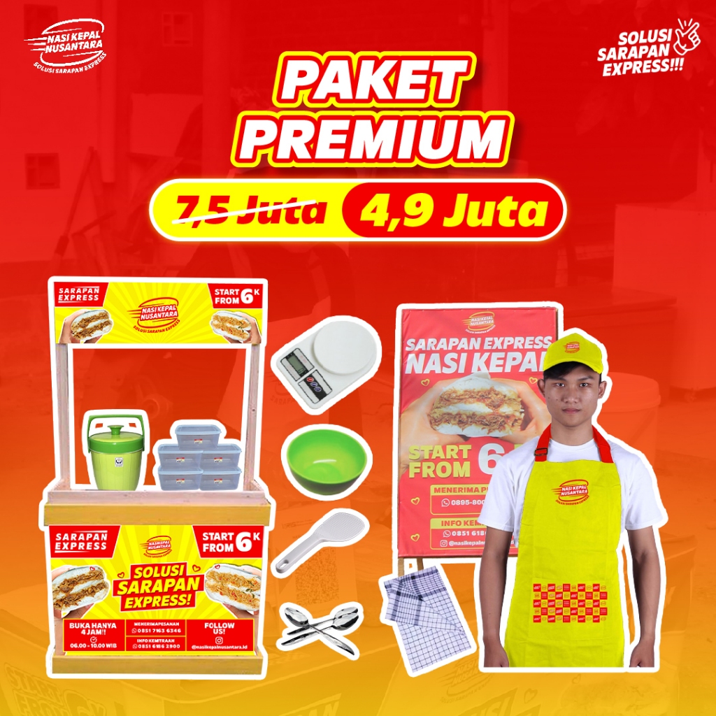 Jual Paket Usaha Nasi Kepal Nusantara Peluang Kemitraan | Shopee Indonesia