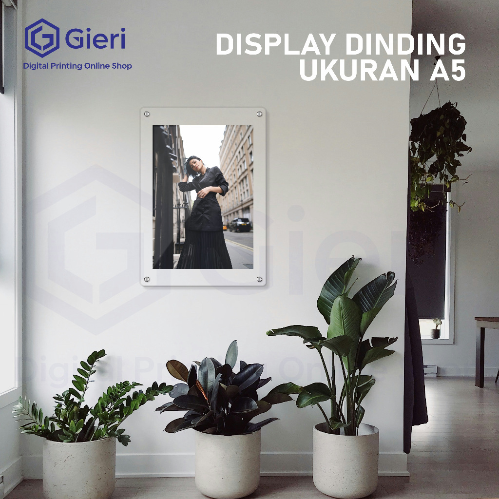 Jual DISPLAY DINDING AKRILIK / FRAME AKRILIK / STAND POSTER AKRILIK A4 ...