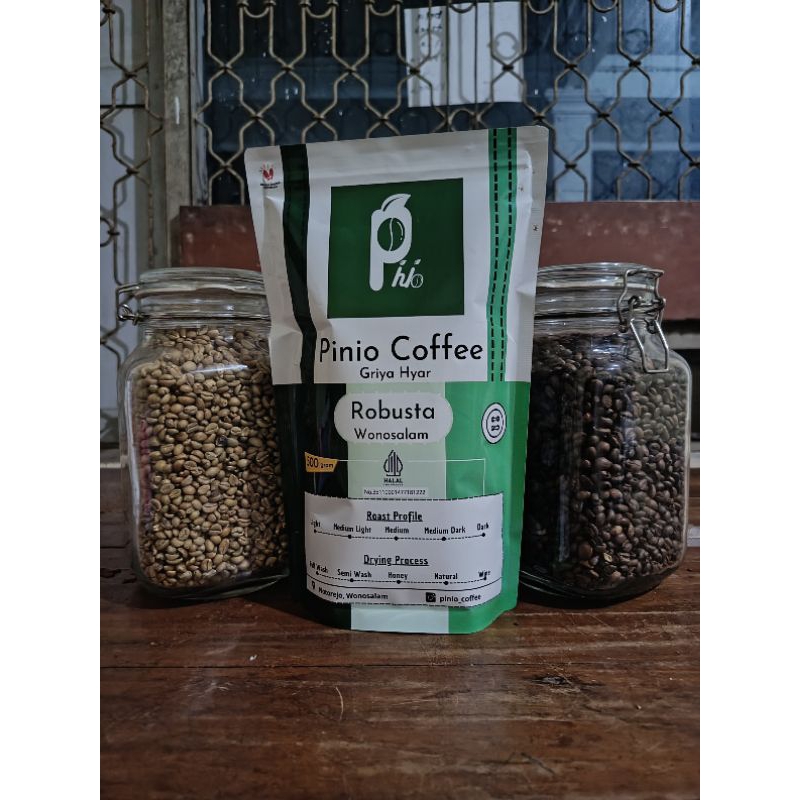 Jual kopi Robusta 100% Wonosalam | Pinio Coffee | Shopee Indonesia
