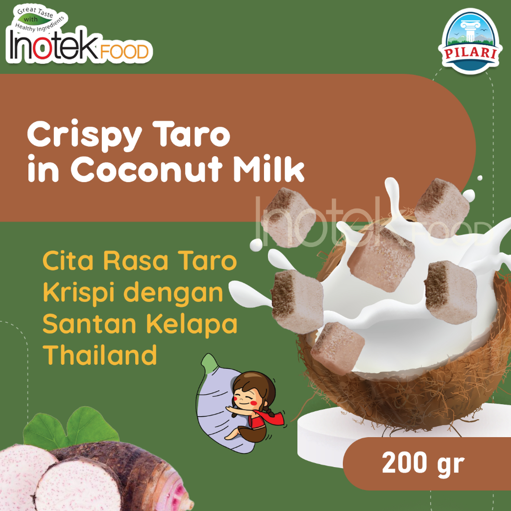 Jual CRISPY TARO IN COCONUT MILK @200GR – TOPING CRISPY RASA TARO DAN ...