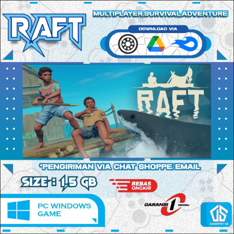 Jual RAFT •GAME PC | BISA MULTIPLAYER! | Shopee Indonesia
