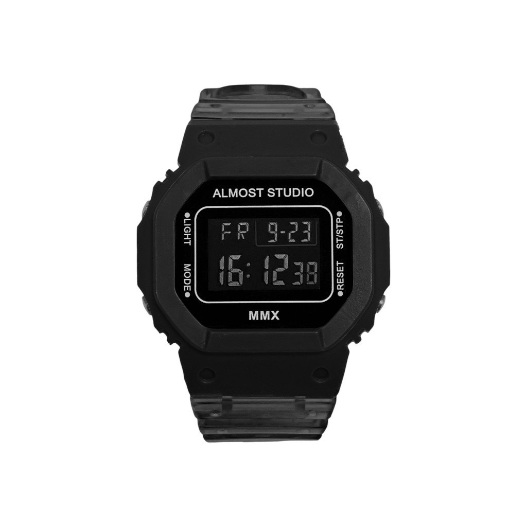 Jual Almost Studio Jam Tangan Digital Anti Air - Smokey Black | Shopee ...