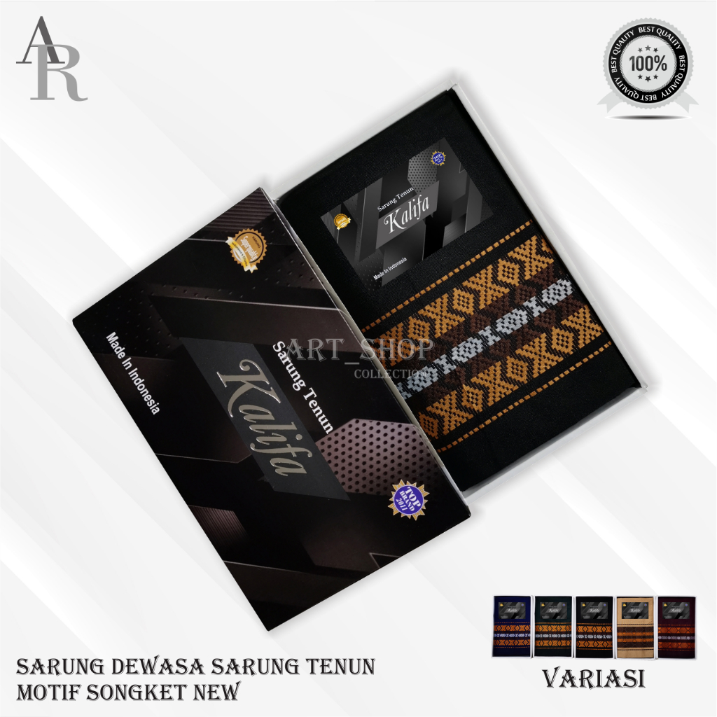 SARUNG DEWASA SARUNG TENUN POLOS MOTIF DOBBY SABUK SONGKET NEW PREMIUM