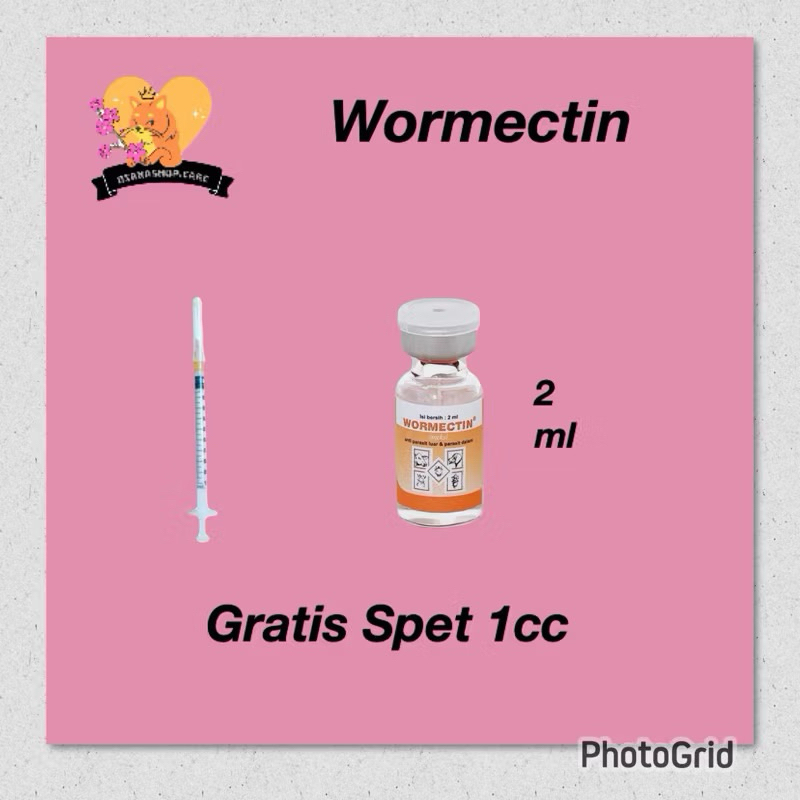 Jual Wormectin injeksi Gratis spet/Anti Parasit/Scabies/kelinci ...