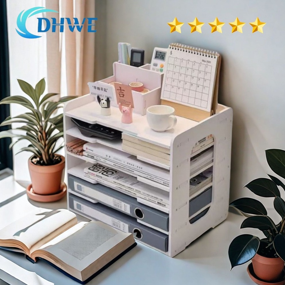 Jual Harga Spesial DHWE Rak File Organizer Penyimpanan Kertas HVS Surat ...
