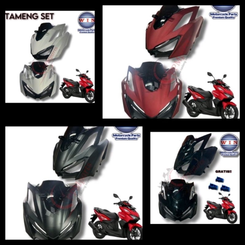 Jual win cover bodi depan set honda vario 160 cc terbaru bahan lokal ...