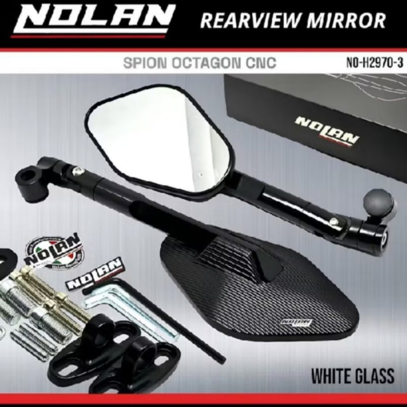 Jual Spion OCTAGON NOLAN Full Cnc Universall Beat / Vario / Mio / Pcx ...